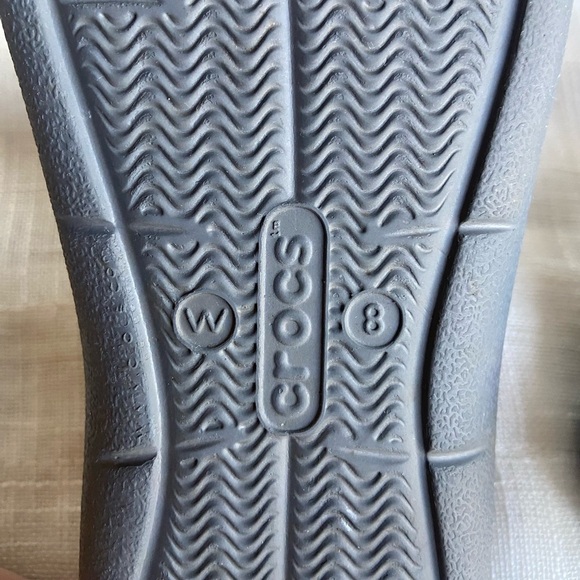 Crocs Women’s Swiftwater Wave Mary Jane Water Sandals Flats Sz 8 Black Comfort - Picture 6 of 10